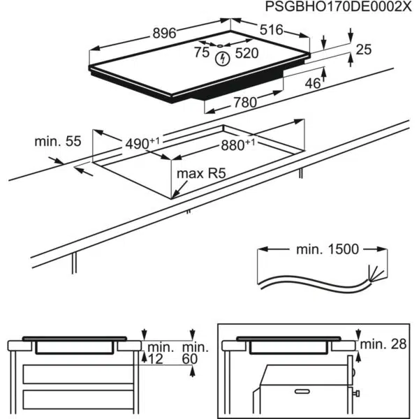 10 AEG IKE95474XB