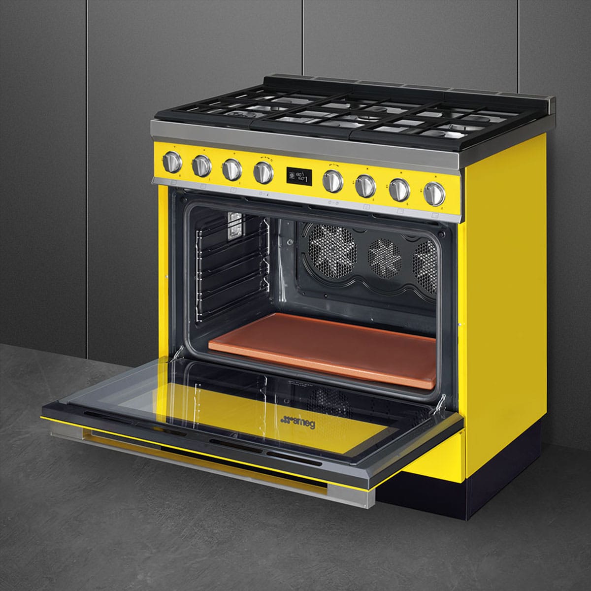 Smeg Estufa a Gas con Horno Eléctrico, 48/122 cm, Portofino