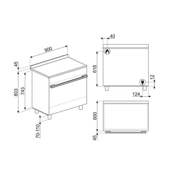 Smeg CPF9GMBL1 11