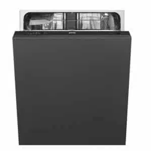 غساله أطباق سميج 60 سم مدمجة (بلت ان) تلبيس باب كامل , اسود