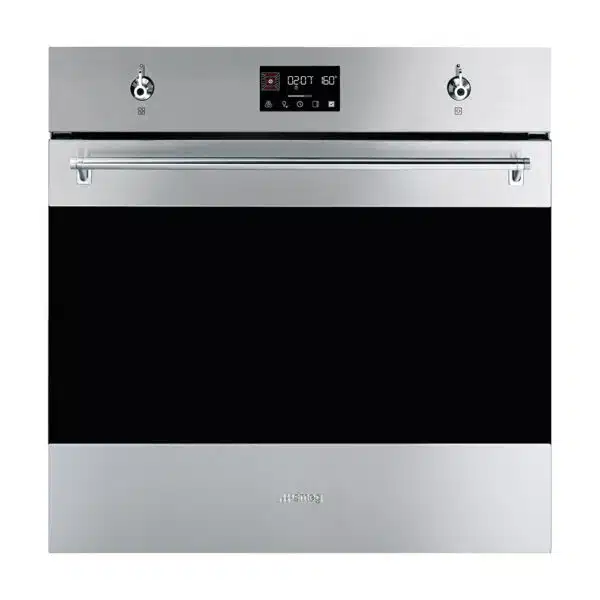 Smeg 60cm Electric Oven Classica Thermo-Ventilated Traditional, Stainless Steel - Image 1