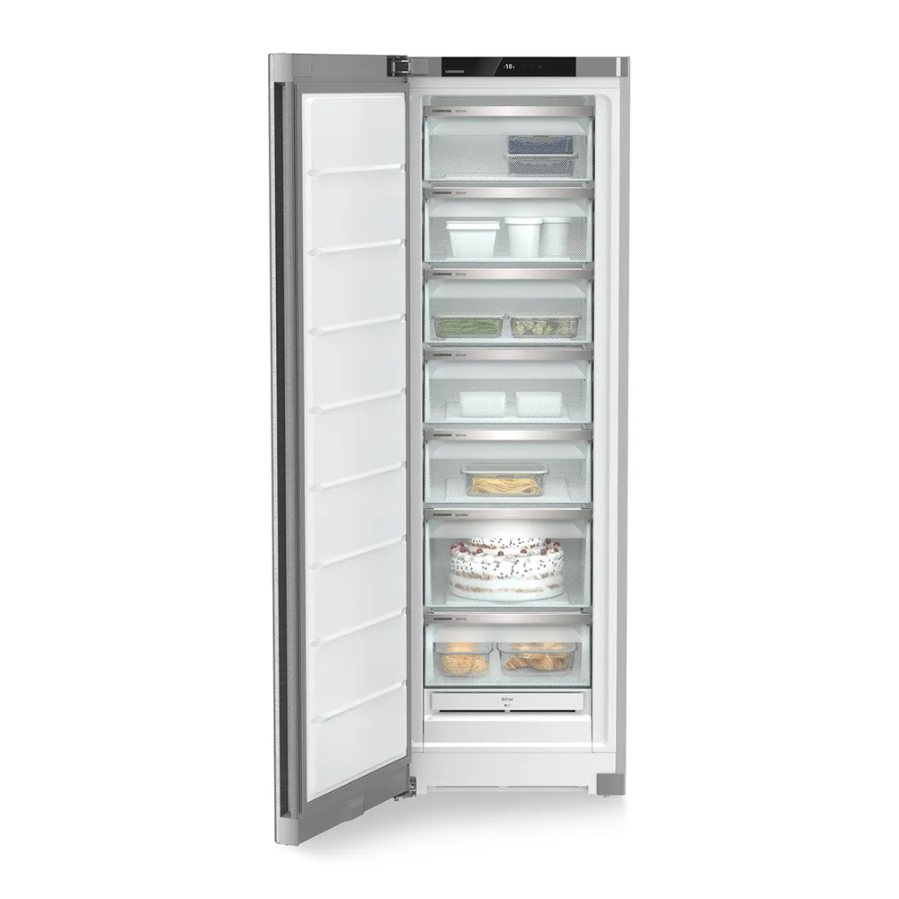 291-Liebherr-SFNsd5227_01 Liebherr 60cm Freestanding freezer with NoFrost 277 Liters, Stainless Steel - Image 1